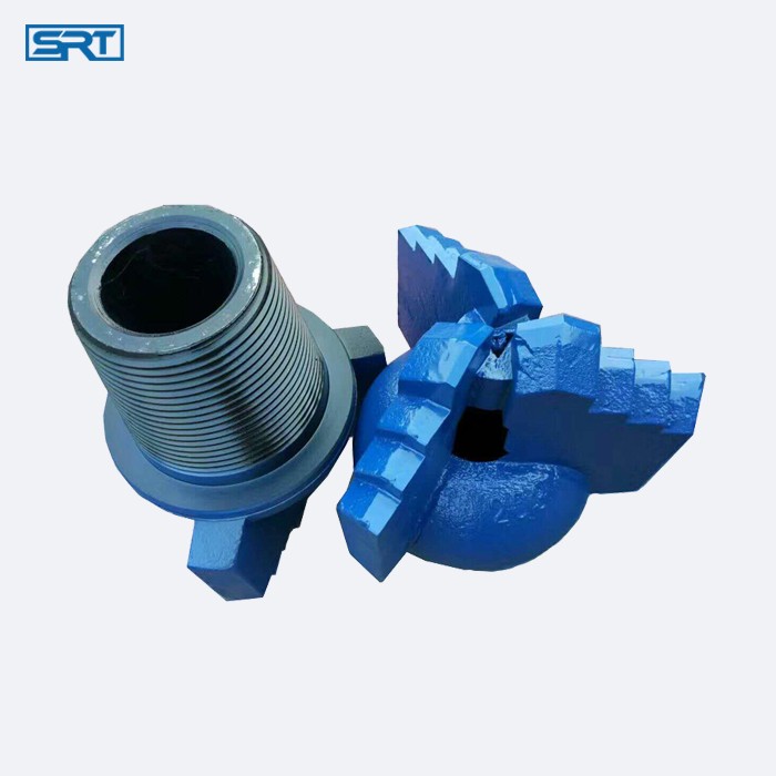 6 inch oil well drilling 3 blades drag bit drilling rig tool