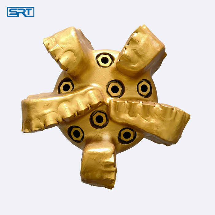 9 7-8 5 wings matrix body PDC bit diamond drilling bit for underground water drilling - 副本